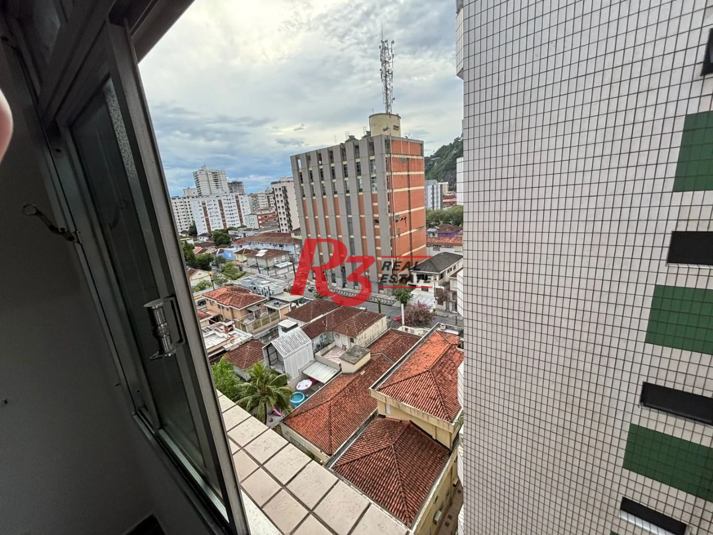 Apartamento com 1 dormitório para alugar, 45 m²  - Campo Grande - Santos/SP