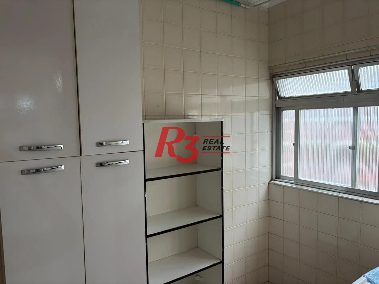 Apartamento com 1 dormitório para alugar, 45 m²  - Campo Grande - Santos/SP