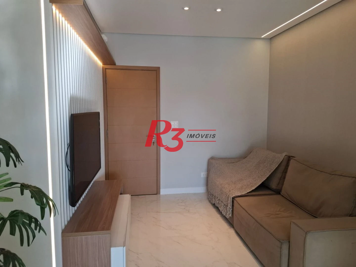 Apartamento com 2 dormitórios à venda, 80 m² por R$ 1.080.000,00 - Boqueirão - Santos/SP