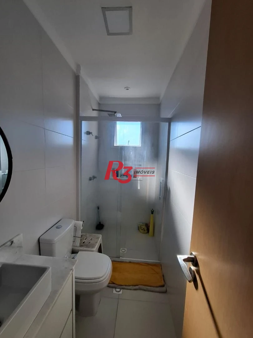 Apartamento com 2 dormitórios à venda, 80 m² por R$ 1.080.000,00 - Boqueirão - Santos/SP