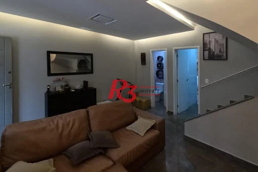 Sobrado com 3 dormitórios à venda, 140 m² por R$ 860.000,00 - Campo Grande - Santos/SP