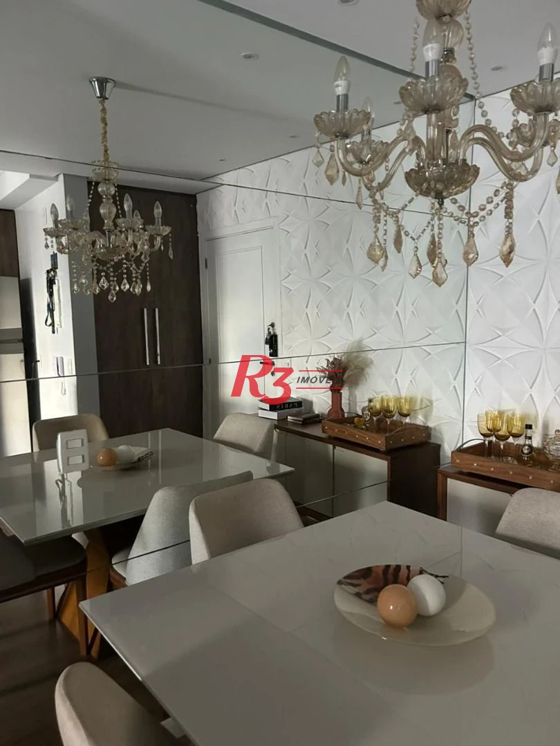 Apartamento com 2 dormitórios à venda, 62 m² por R$ 600.000,00 - Marapé - Santos/SP