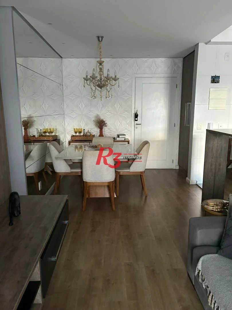 Apartamento com 2 dormitórios à venda, 62 m² por R$ 600.000,00 - Marapé - Santos/SP