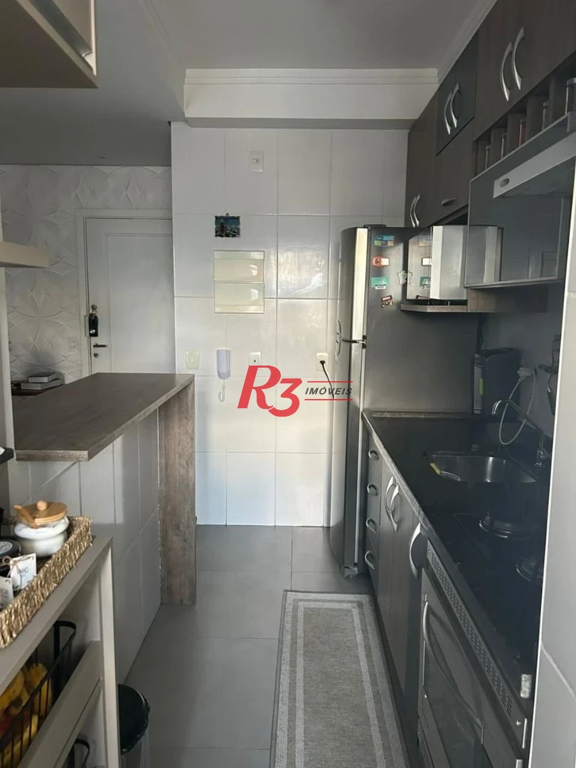 Apartamento com 2 dormitórios à venda, 62 m² por R$ 600.000,00 - Marapé - Santos/SP