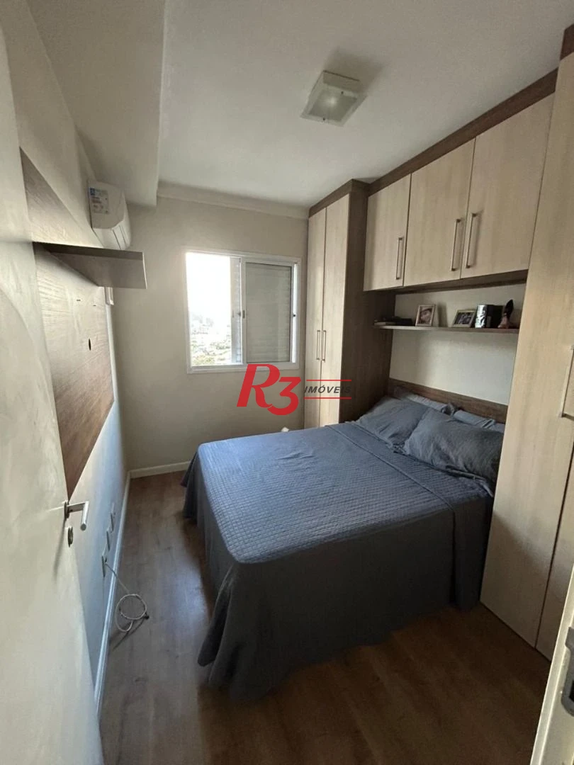 Apartamento com 2 dormitórios à venda, 62 m² por R$ 600.000,00 - Marapé - Santos/SP