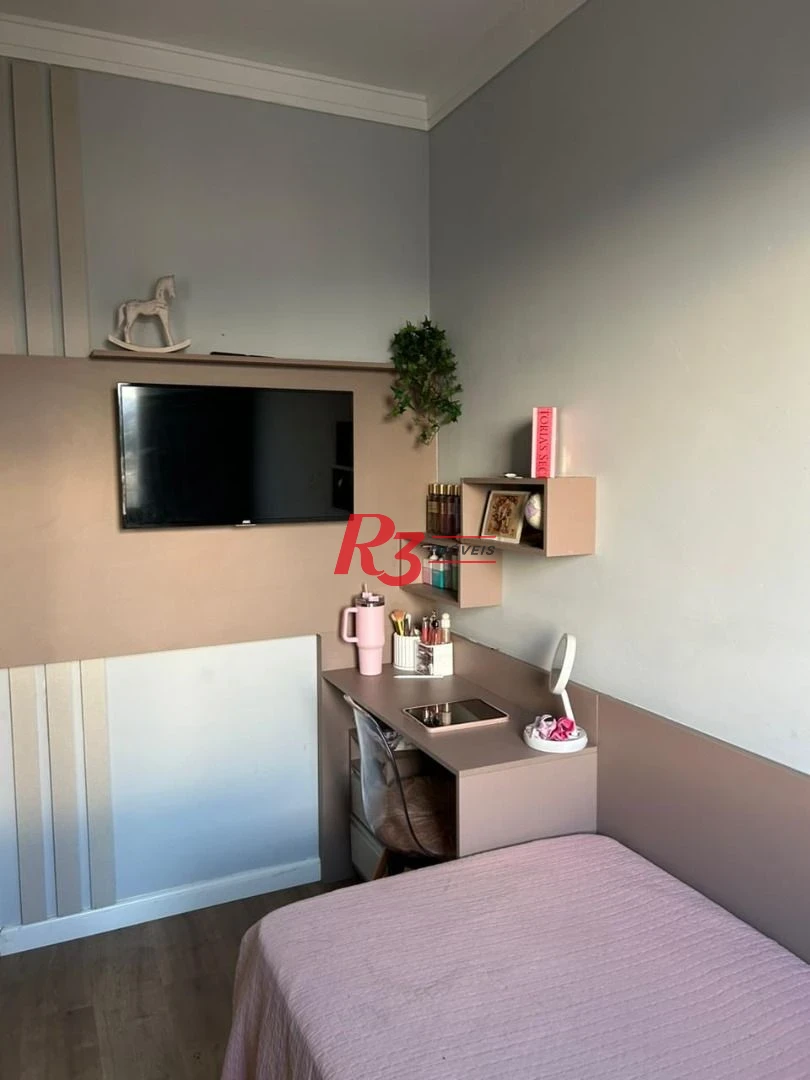 Apartamento com 2 dormitórios à venda, 62 m² por R$ 600.000,00 - Marapé - Santos/SP