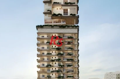 Casa suspensa com 3 suites à venda,  - Ponta da Praia - Santos/SP