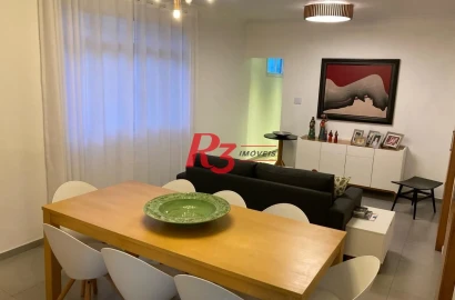 Apartamento com 3 dormitórios à venda, 110 m² por R$ 740.000,00 - Boqueirão - Santos/SP