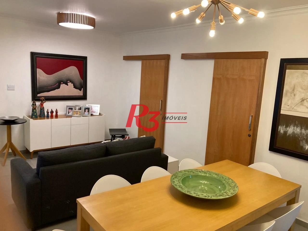 Apartamento com 3 dormitórios à venda, 110 m² por R$ 740.000,00 - Boqueirão - Santos/SP