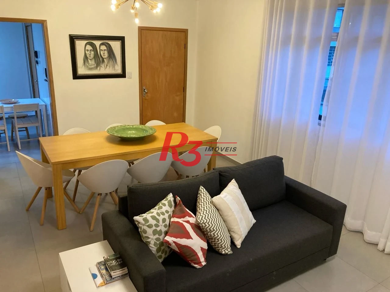 Apartamento com 3 dormitórios à venda, 110 m² por R$ 740.000,00 - Boqueirão - Santos/SP