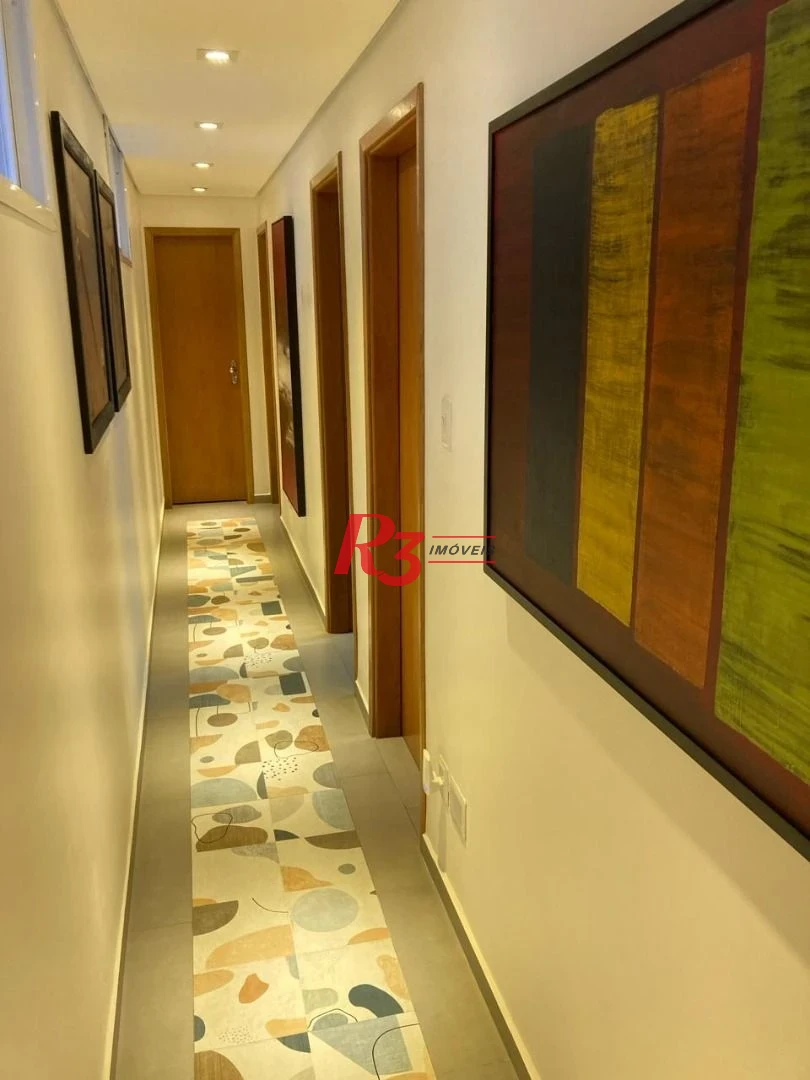 Apartamento com 3 dormitórios à venda, 110 m² por R$ 740.000,00 - Boqueirão - Santos/SP