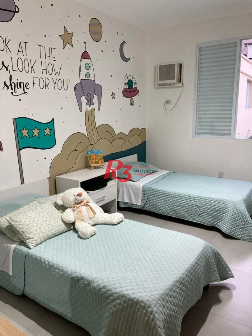 Apartamento com 3 dormitórios à venda, 110 m² por R$ 740.000,00 - Boqueirão - Santos/SP