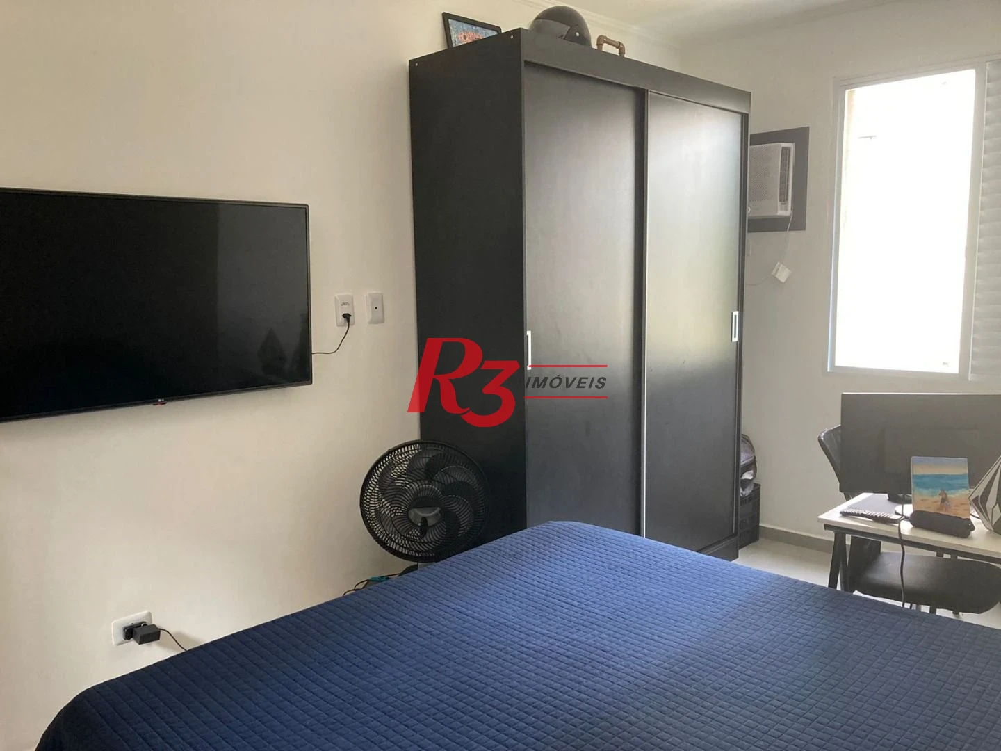 Apartamento com 3 dormitórios à venda, 110 m² por R$ 740.000,00 - Boqueirão - Santos/SP