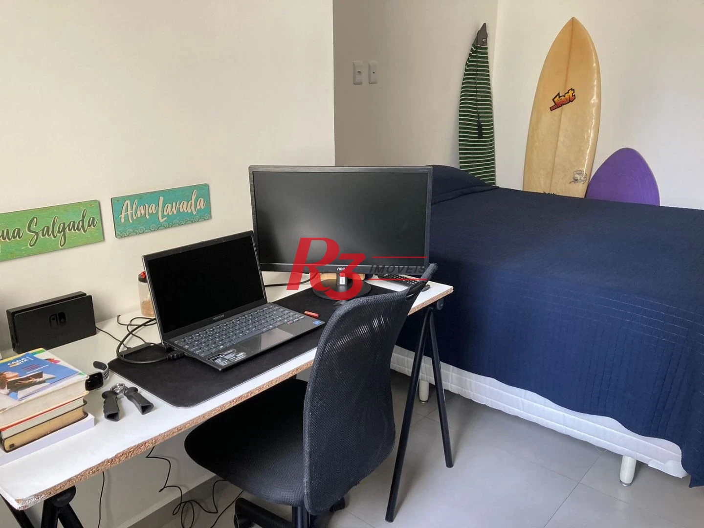 Apartamento com 3 dormitórios à venda, 110 m² por R$ 740.000,00 - Boqueirão - Santos/SP