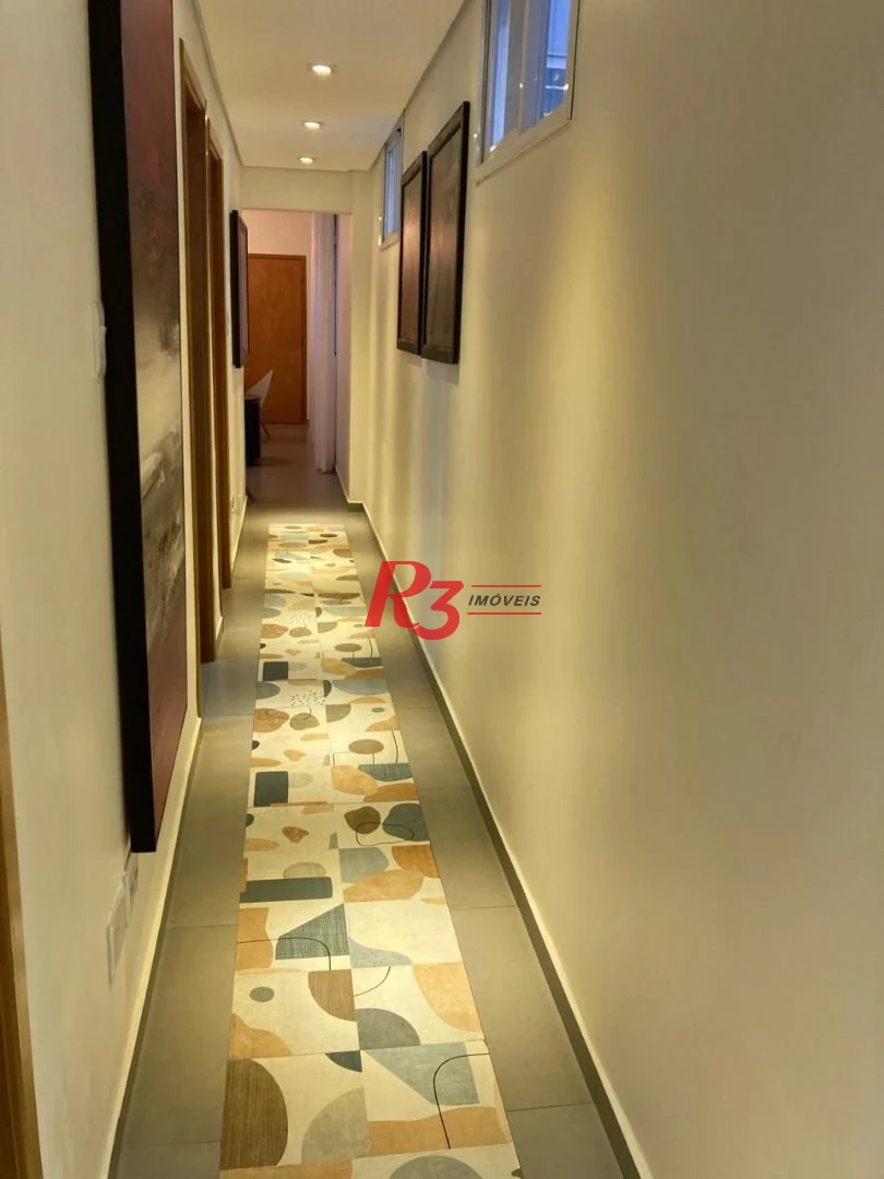 Apartamento com 3 dormitórios à venda, 110 m² por R$ 740.000,00 - Boqueirão - Santos/SP