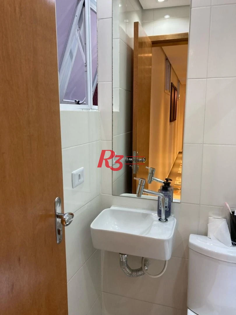 Apartamento com 3 dormitórios à venda, 110 m² por R$ 740.000,00 - Boqueirão - Santos/SP