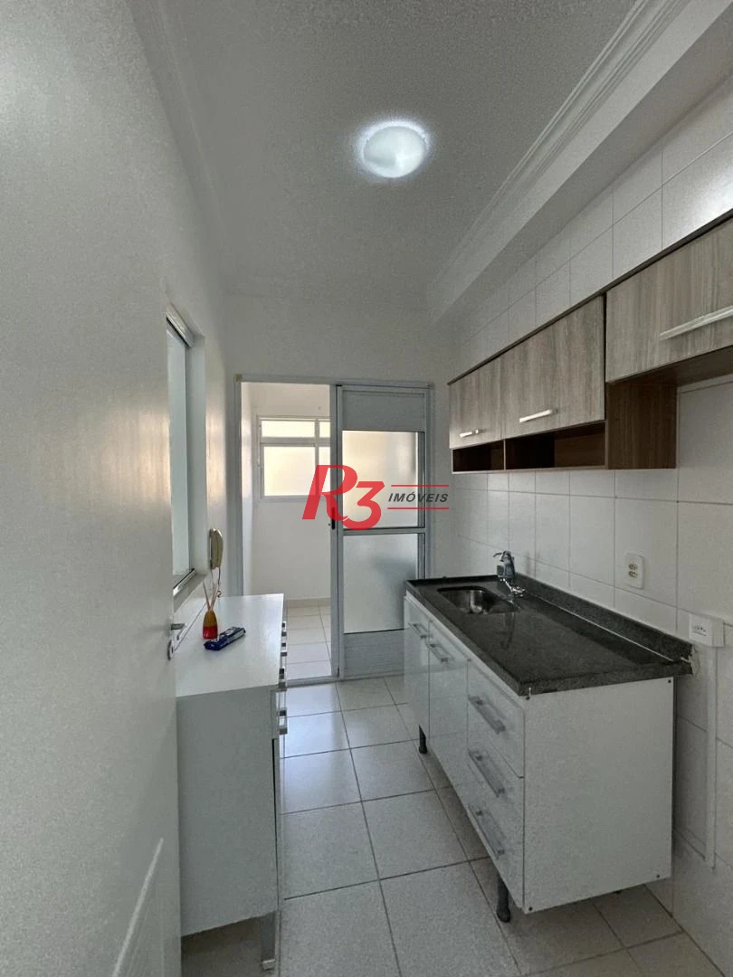 Apartamento à venda, 63 m² por R$ 346.000,00 - Areia Branca - Santos/SP
