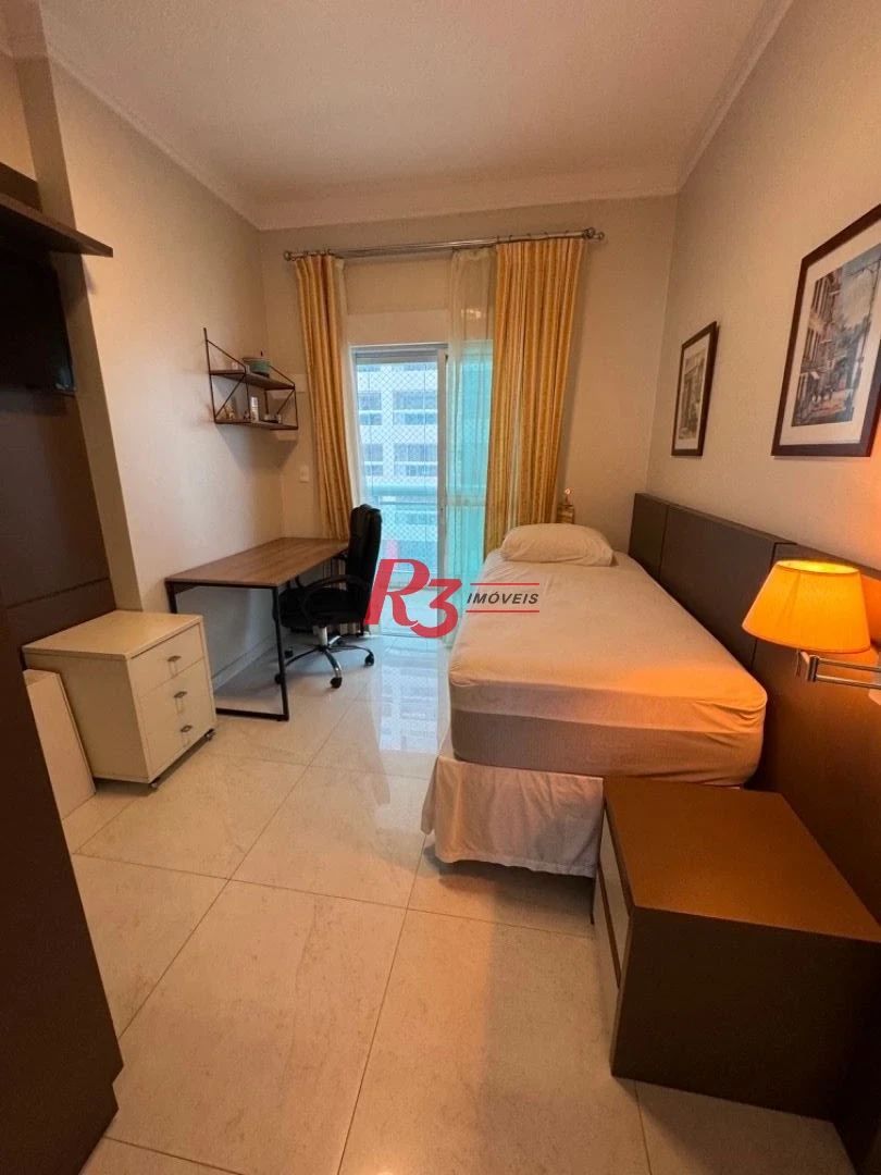 Apartamento para alugar, 232 m² por R$ 29.000,02/mês - Aparecida - Santos/SP
