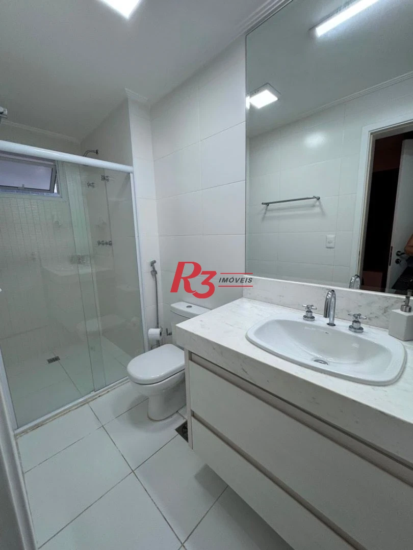 Apartamento para alugar, 232 m² por R$ 29.000,02/mês - Aparecida - Santos/SP
