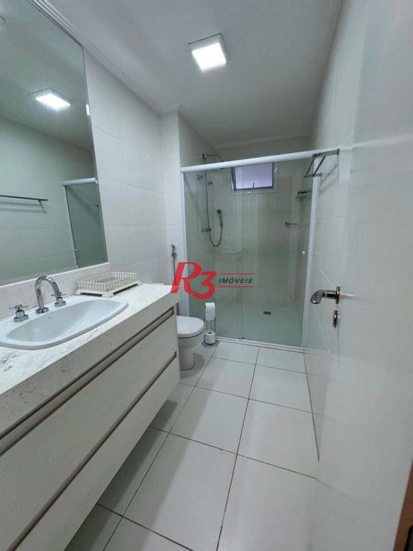 Apartamento para alugar, 232 m² por R$ 29.000,02/mês - Aparecida - Santos/SP