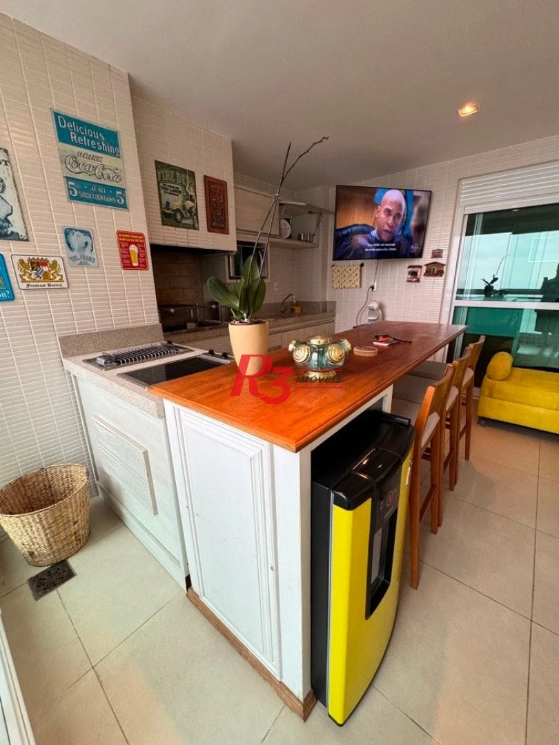 Apartamento para alugar, 232 m² por R$ 29.000,02/mês - Aparecida - Santos/SP