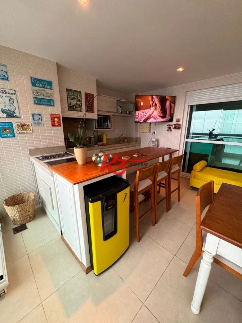 Apartamento para alugar, 232 m² por R$ 29.000,02/mês - Aparecida - Santos/SP