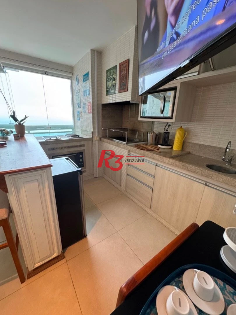 Apartamento para alugar, 232 m² por R$ 29.000,02/mês - Aparecida - Santos/SP