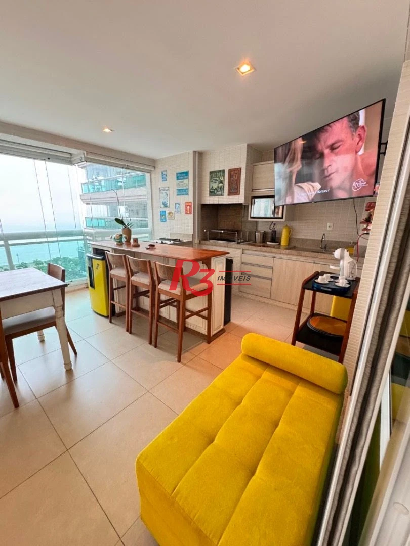 Apartamento para alugar, 232 m² por R$ 29.000,02/mês - Aparecida - Santos/SP