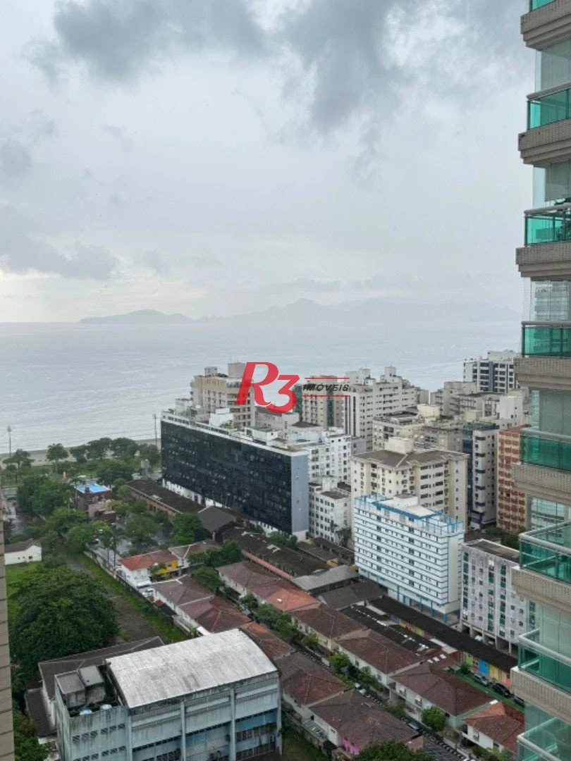 Apartamento para alugar, 232 m² por R$ 29.000,02/mês - Aparecida - Santos/SP