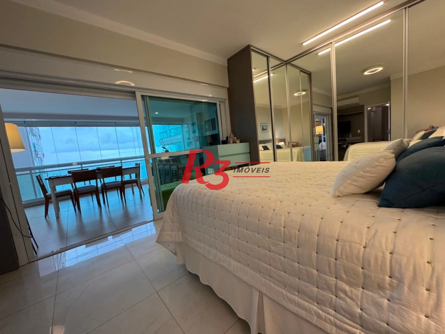 Apartamento para alugar, 232 m² por R$ 29.000,02/mês - Aparecida - Santos/SP