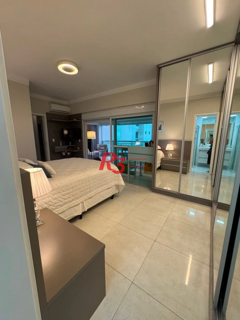 Apartamento para alugar, 232 m² por R$ 29.000,02/mês - Aparecida - Santos/SP