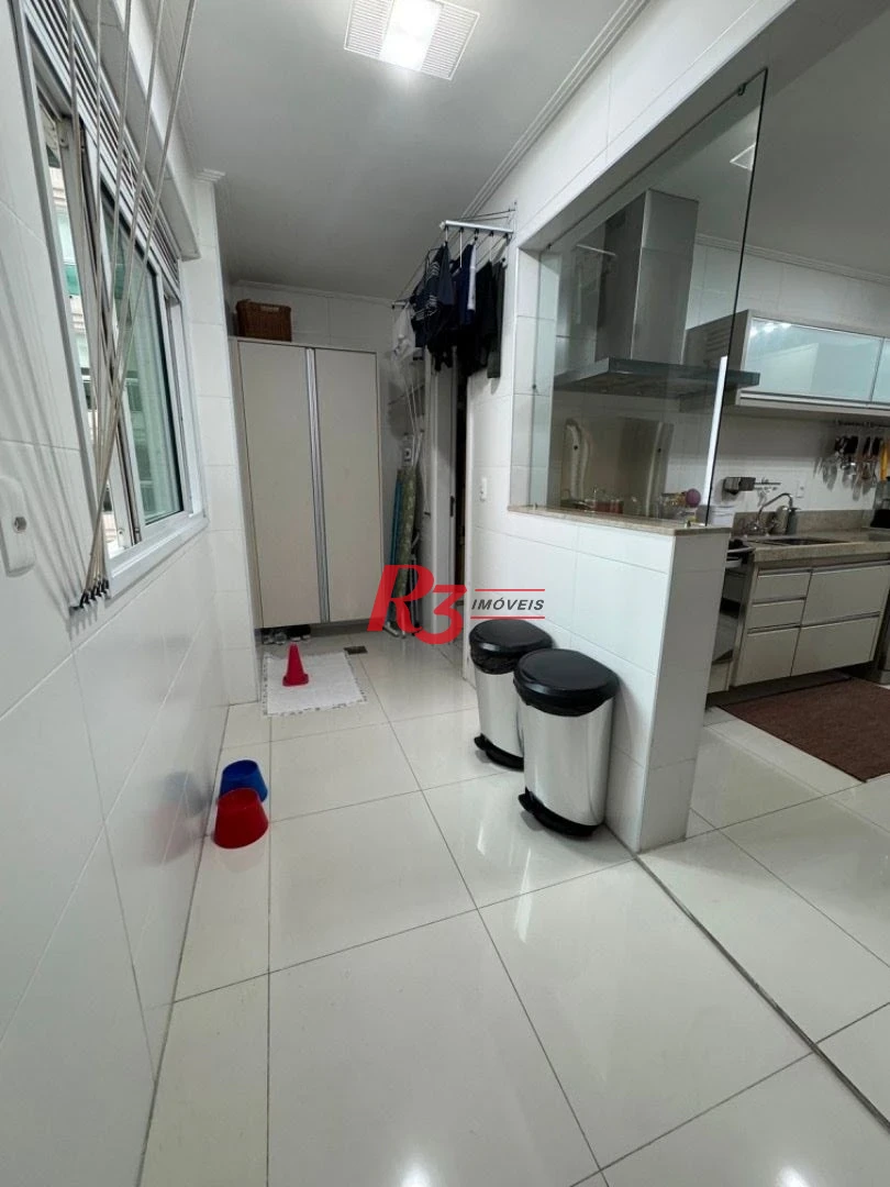 Apartamento para alugar, 232 m² por R$ 29.000,02/mês - Aparecida - Santos/SP