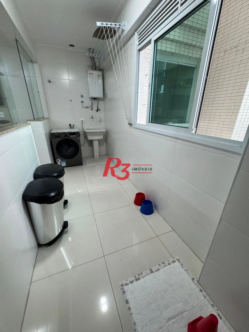 Apartamento para alugar, 232 m² por R$ 29.000,02/mês - Aparecida - Santos/SP