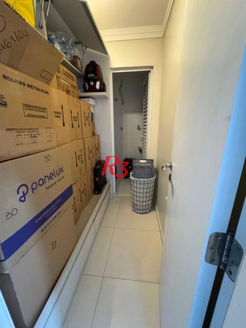 Apartamento para alugar, 232 m² por R$ 29.000,02/mês - Aparecida - Santos/SP