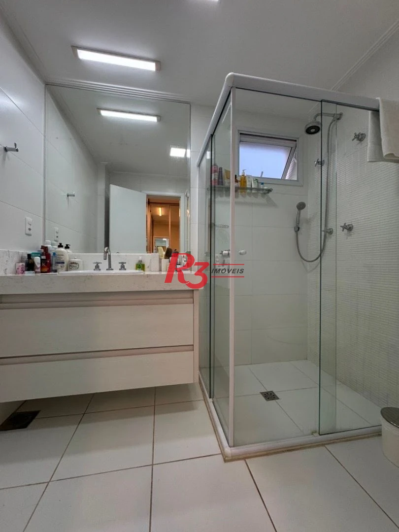 Apartamento para alugar, 232 m² por R$ 29.000,02/mês - Aparecida - Santos/SP