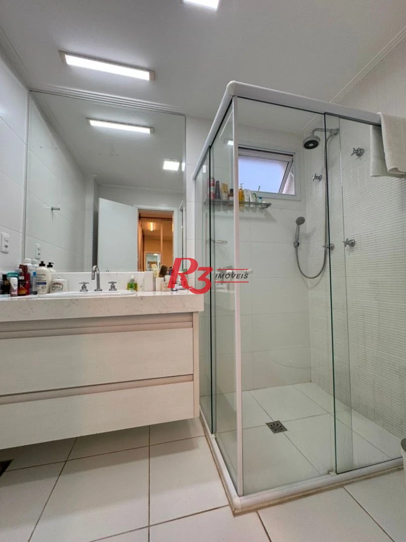 Apartamento para alugar, 232 m² por R$ 29.000,02/mês - Aparecida - Santos/SP
