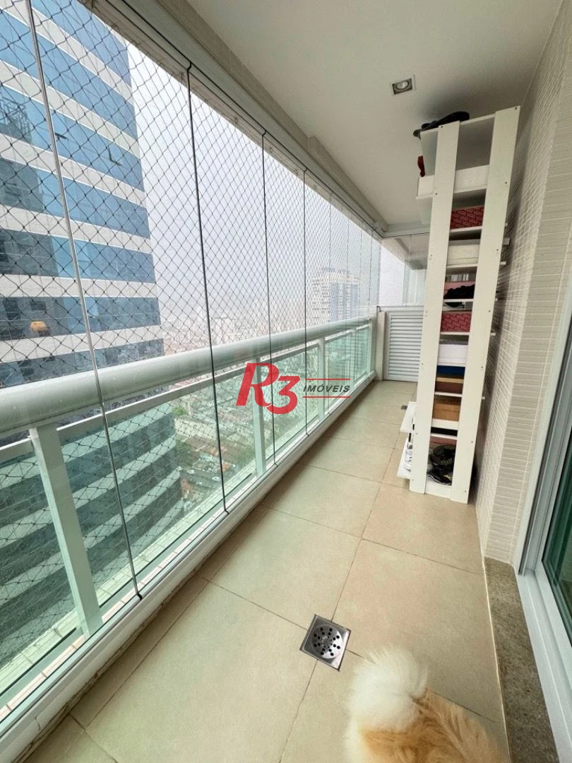 Apartamento para alugar, 232 m² por R$ 29.000,02/mês - Aparecida - Santos/SP
