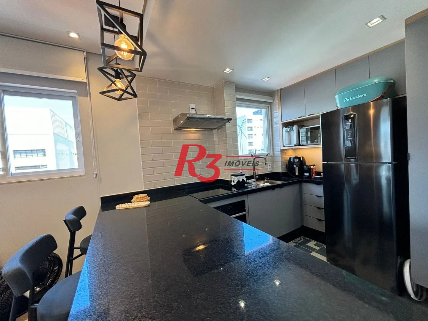 Apartamento para alugar, 44 m² por R$ 5.500,02/mês - Gonzaga - Santos/SP
