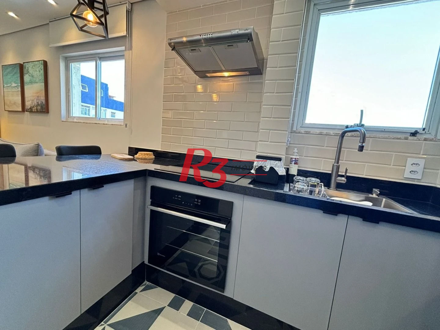 Apartamento para alugar, 44 m² por R$ 5.500,02/mês - Gonzaga - Santos/SP