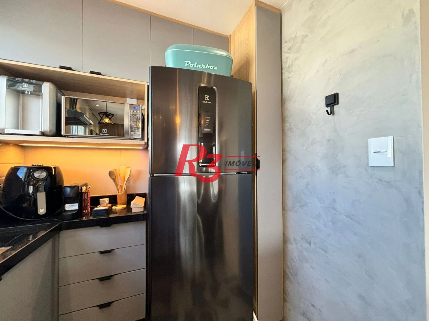 Apartamento para alugar, 44 m² por R$ 5.500,02/mês - Gonzaga - Santos/SP