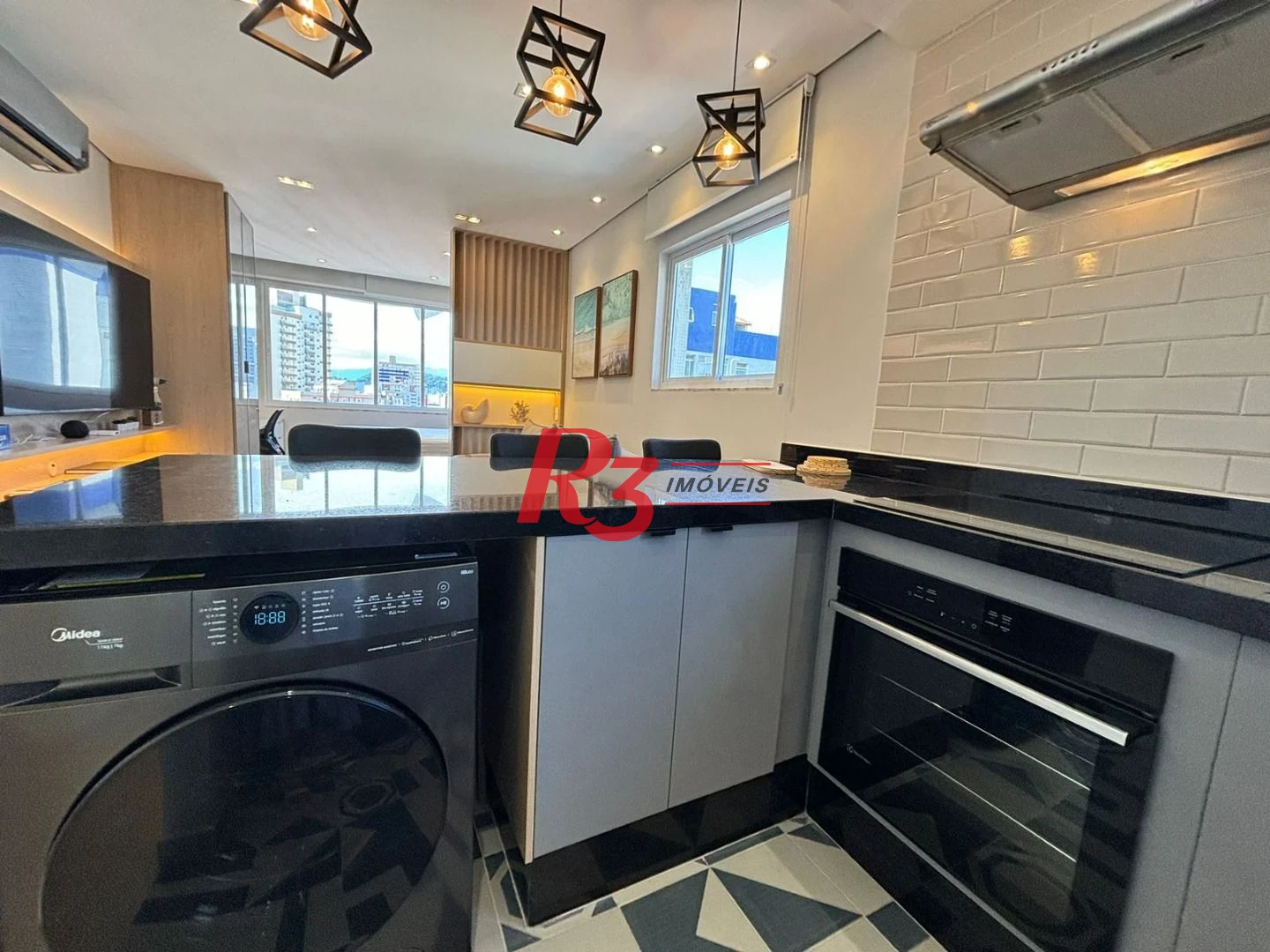Apartamento para alugar, 44 m² por R$ 5.500,02/mês - Gonzaga - Santos/SP