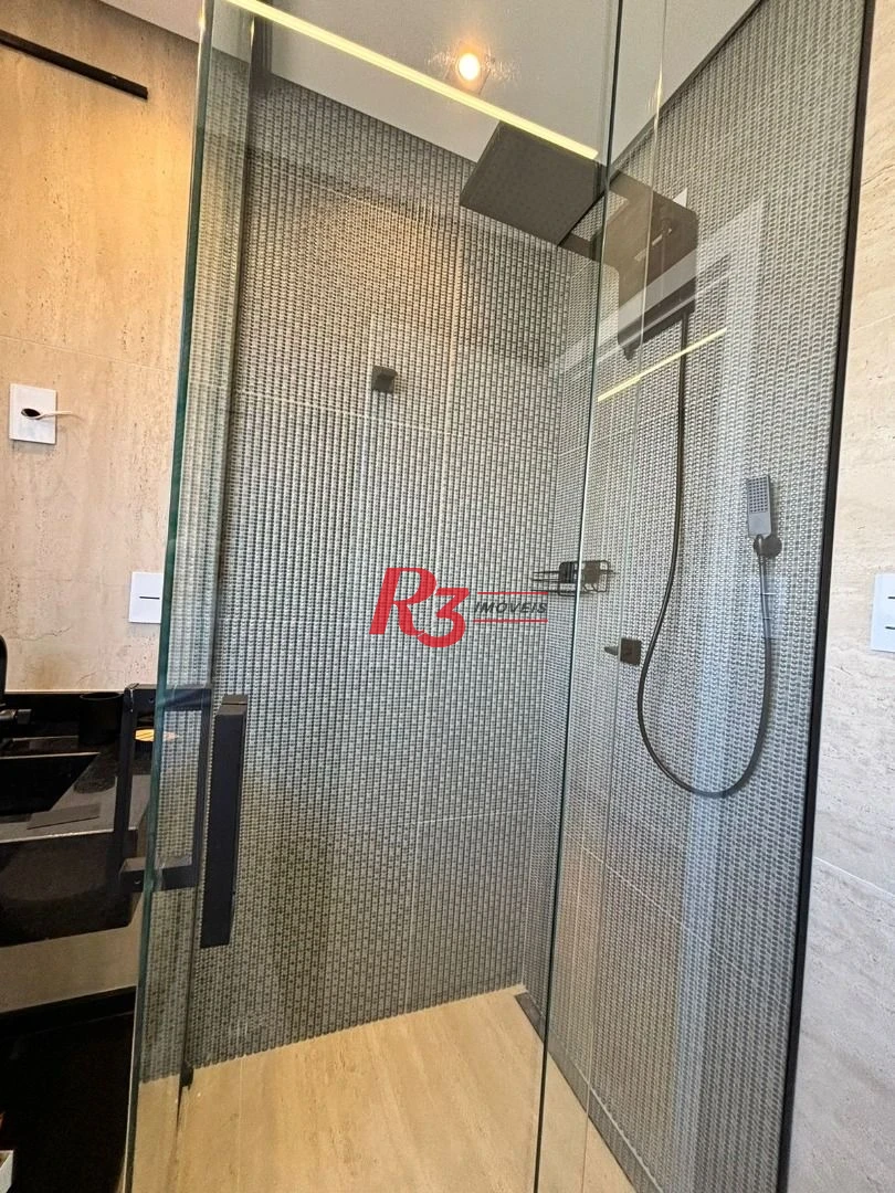 Apartamento para alugar, 44 m² por R$ 5.500,02/mês - Gonzaga - Santos/SP