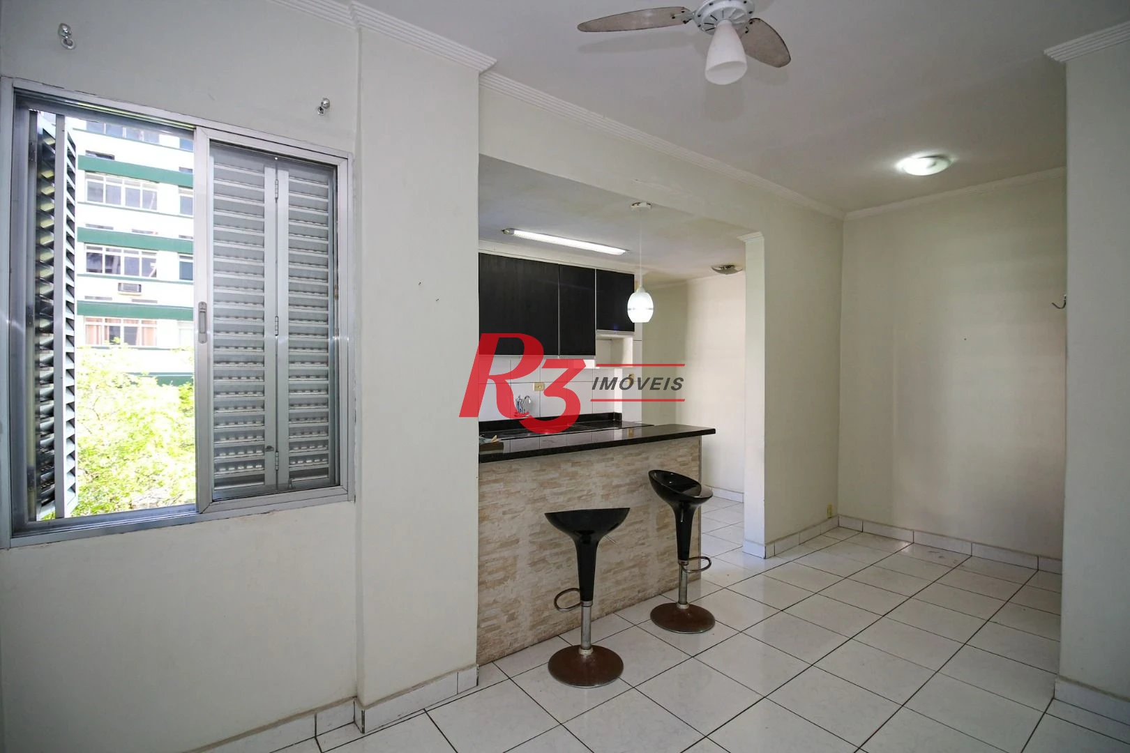 Apartamento, 44 m² - venda por R$ 210.000,00 ou aluguel por R$ 2.500,01/mês - José Menino - Santos/SP