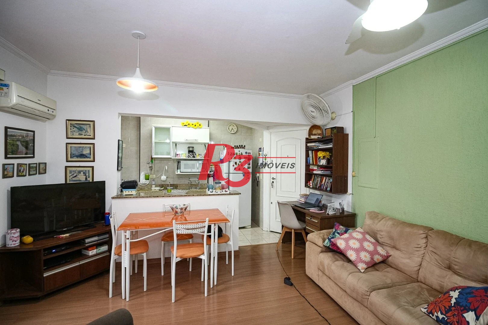 Apartamento para alugar, 67 m² por R$ 4.500,00/mês - José Menino - Santos/SP