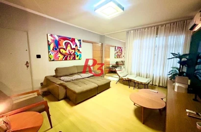 Apartamento com 2 dormitórios à venda, 115 m² por R$ 620.000,00 - Gonzaga - Santos/SP