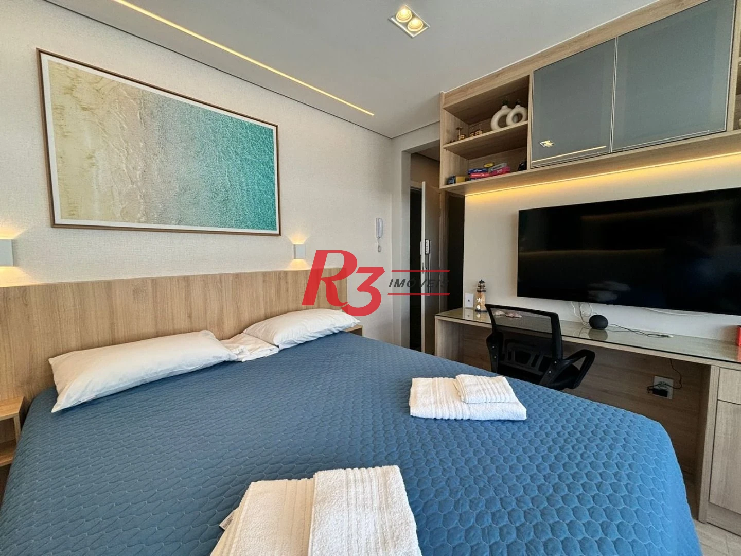 Kitnet para alugar, 28 m² por R$ 5.000,02/mês - Embaré - Santos/SP