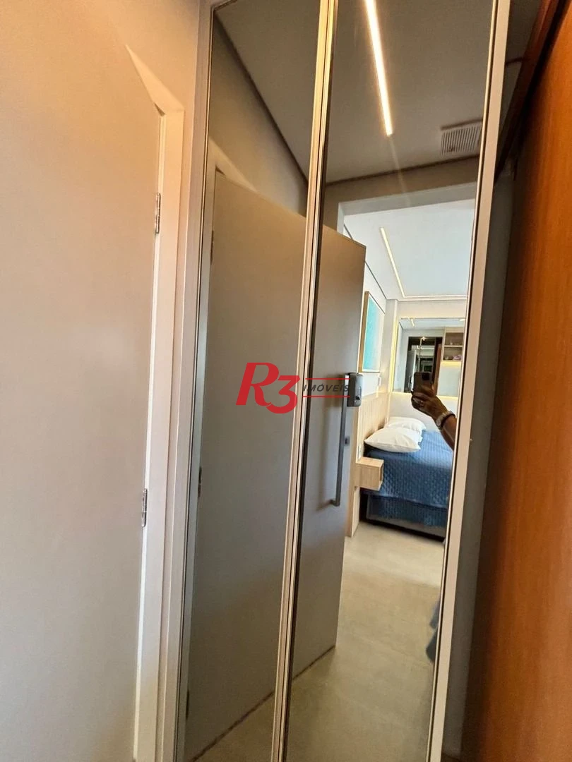 Kitnet para alugar, 28 m² por R$ 5.000,02/mês - Embaré - Santos/SP