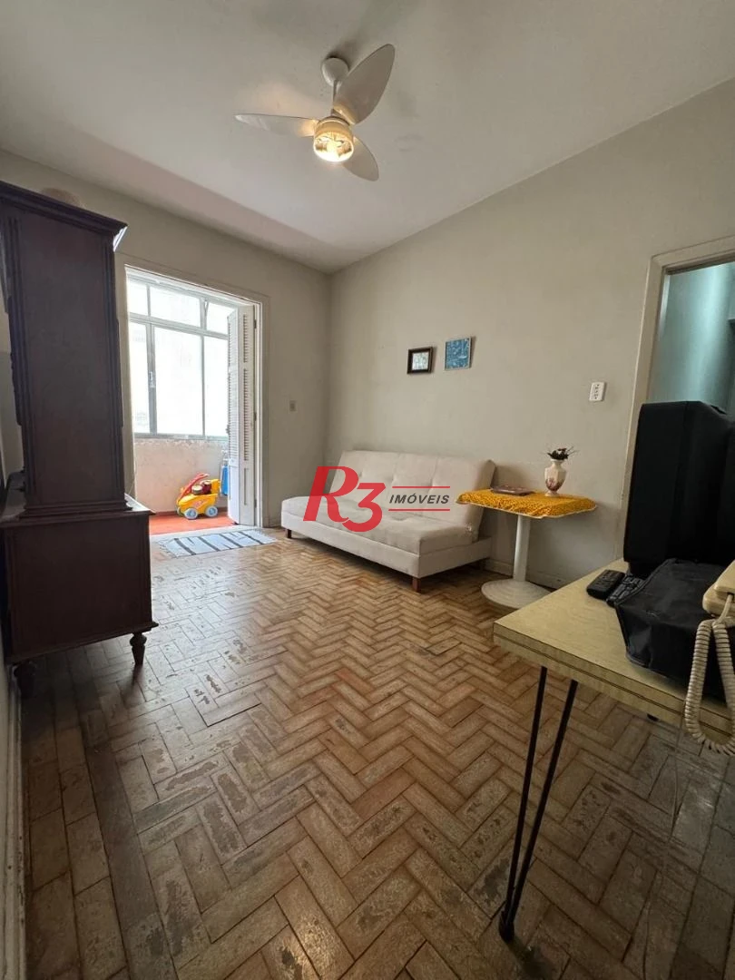 Apartamento com 1 dormitório, 58 m² - venda por R$ 385.000,00 ou aluguel por R$ 3.000,00/mês - Aparecida - Santos/SP
