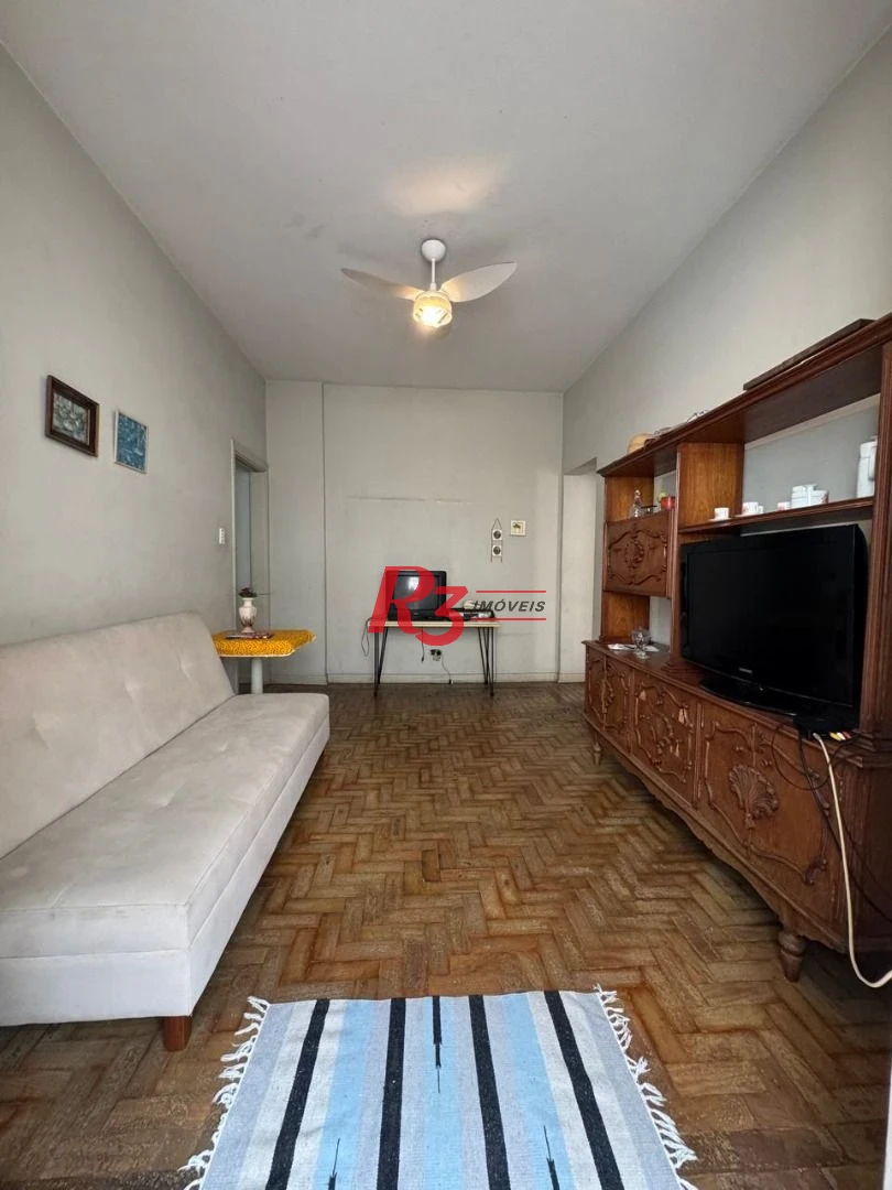 Apartamento com 1 dormitório, 58 m² - venda por R$ 385.000,00 ou aluguel por R$ 3.000,00/mês - Aparecida - Santos/SP