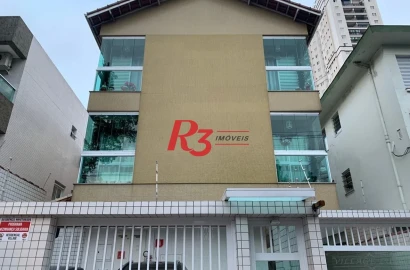 Village com 3 dormitórios à venda, 186 m² por R$ 1.065.000,00 - Gonzaga - Santos/SP
